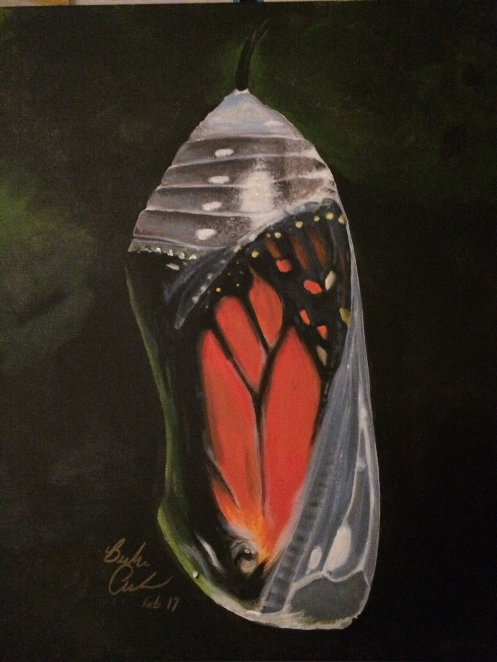 18" x 24 "acrylic
Immerse yourself in the beauty of my master piece.